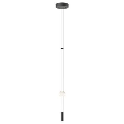 Vibia Flamingo Mini 1580 hanglamp LED Ø9 wit|zwart