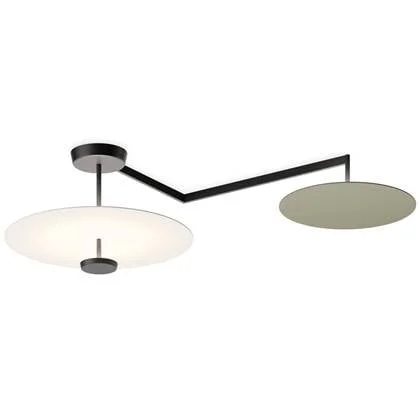 Vibia Flat 5910 plafondlamp LED White, Green L1