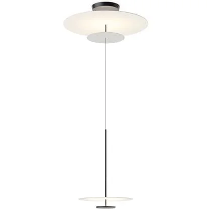 Vibia Flat 5930 hanglamp Ø90 LED Grey L1