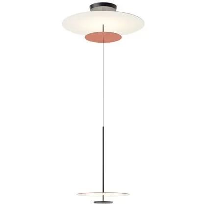 Vibia Flat 5930 hanglamp Ø90 LED Terra Red