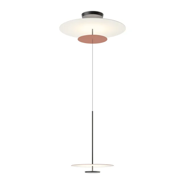 Vibia Flat 5930 Hanglamp - terra rood