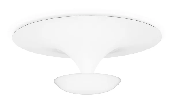 Vibia Funnel Plafond-/Wandlamp - wit - Ø 35 cm