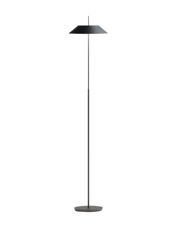 Vibia Mayfair Vloerlamp - glanzend grafiet-grijs