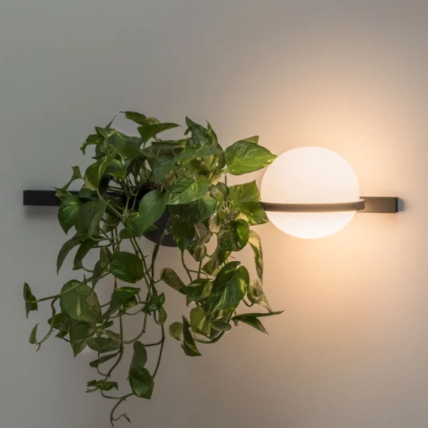 Vibia - Palma 3702 wandlamp, plantenbak, grafiet