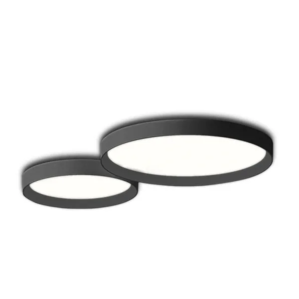 Vibia - Up LED plafondlamp, grafiet, 2-lamps