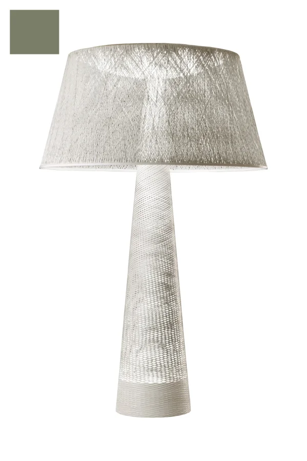 Vibia Wind Vloerlamp - groen - kleine stand - Ø 60 cm