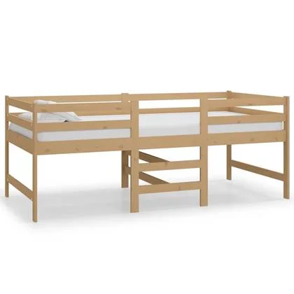 vidaXL Bed Honingbruin