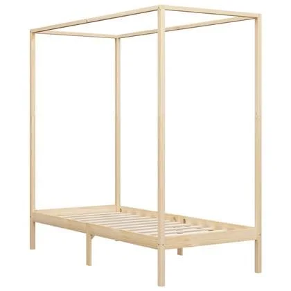 vidaXL Bedframe Bruin 90 x 200 cm