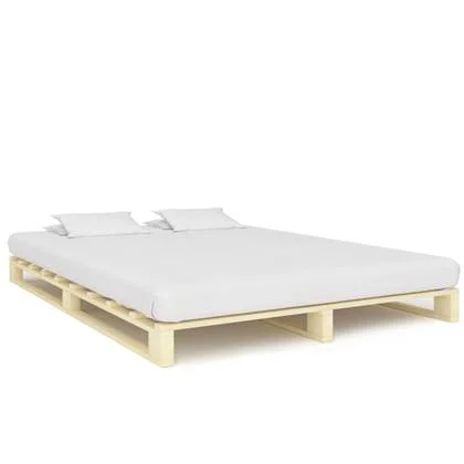 vidaXL Bedframe Houtkleur 140 x 200 cm