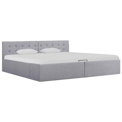 vidaXL Bedframe Lichtgrijs 180 x 200 cm