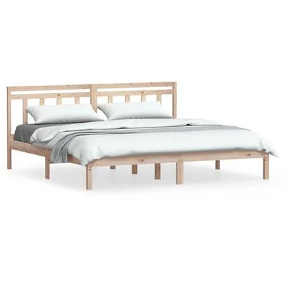 vidaXL Bedframe massief hout 180x200 cm