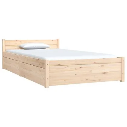 vidaXL Bedframe met lades 90x190 cm