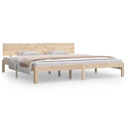 vidaXL Bedframe Naturel 200 x 200 cm