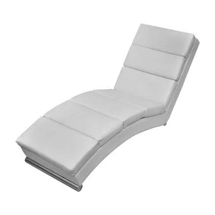 vidaXL Chaise Longue Wit