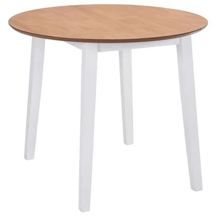 vidaXL Eettafel Wit