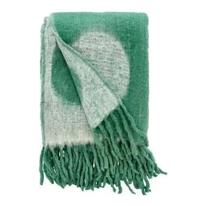 Villa Collection Tundra Plaid 130 x 200 cm - Groen