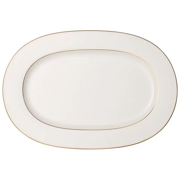 Villeroy & Boch Anmut Gold serveerschotel 41 cm Wit