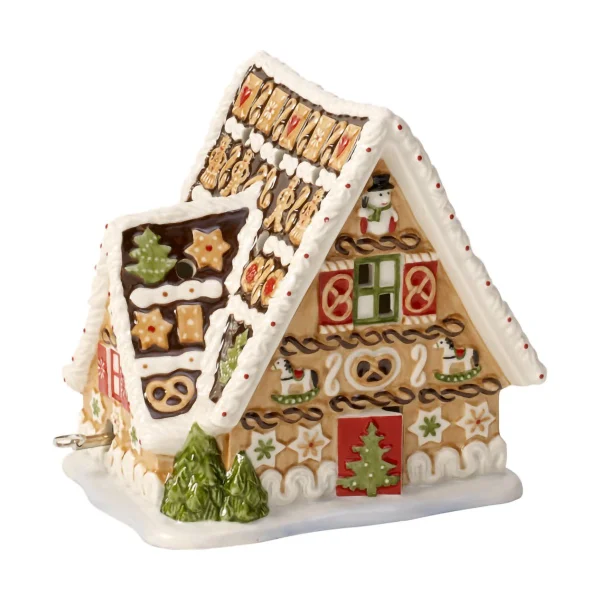 Villeroy & Boch Christmas Toys peperkoekhuis met muziekdoosje Beige