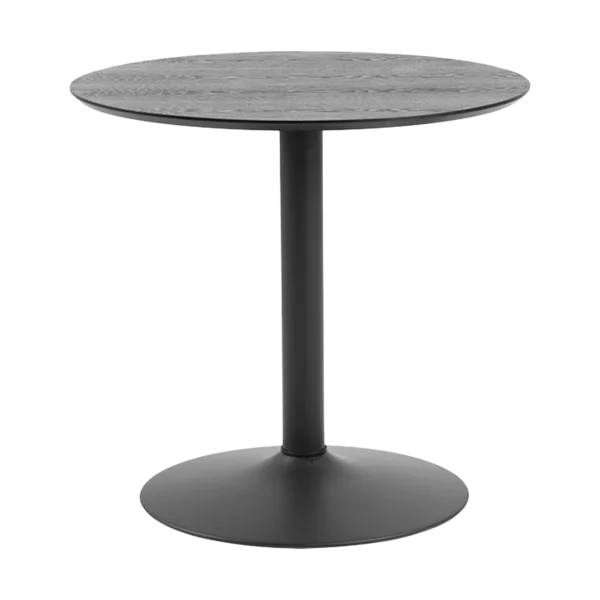 Vino houten tafel zwart - Ø 80 cm
