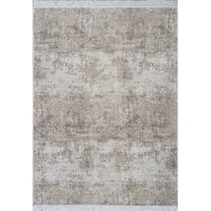 Vintage vloerkleed Smuk beige|bruin met franjes 160x230cm