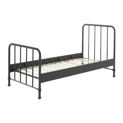Vipack Bronxx Eenpersoonsbed 90 x 200 cm - Zwart