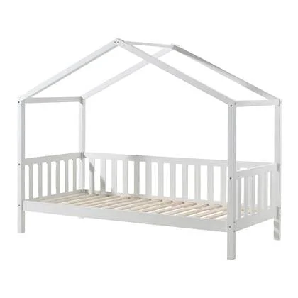 Vipack Dallas Huisbed met Hekje 90 x 200 cm - Wit