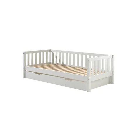 Vipack Fritz Kajuitbed met Bedlade 90 x 200 cm - Wit