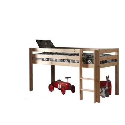 Vipack Pino Halfhoogslaper met Ladder 90 x 200 cm - Naturel