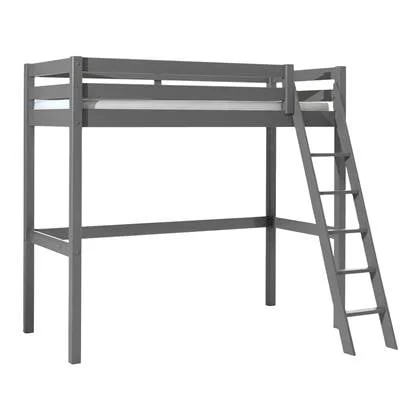 Vipack Pino Mezzanine Hoogslaper 90 x 200 cm - Grijs