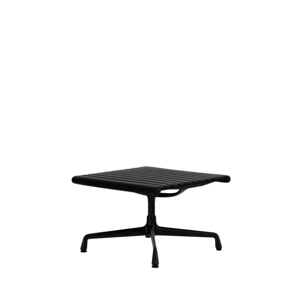 Vitra Aluminium Chair - EA 125 - Kruk - diepzwart - Hopsak - zwart