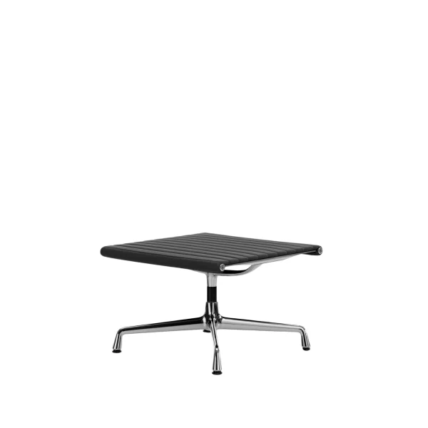 Vitra Aluminium Chair - EA 125 - Kruk - gepolijst - Hopsak - donkergrijs