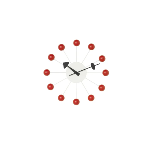 Vitra Ball Clock - rood