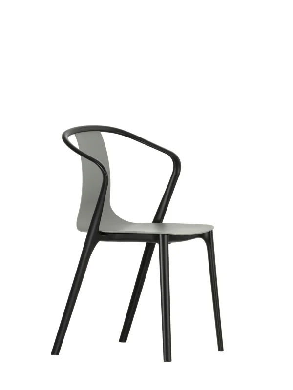 Vitra Belleville Chair met armleuningen - basalt