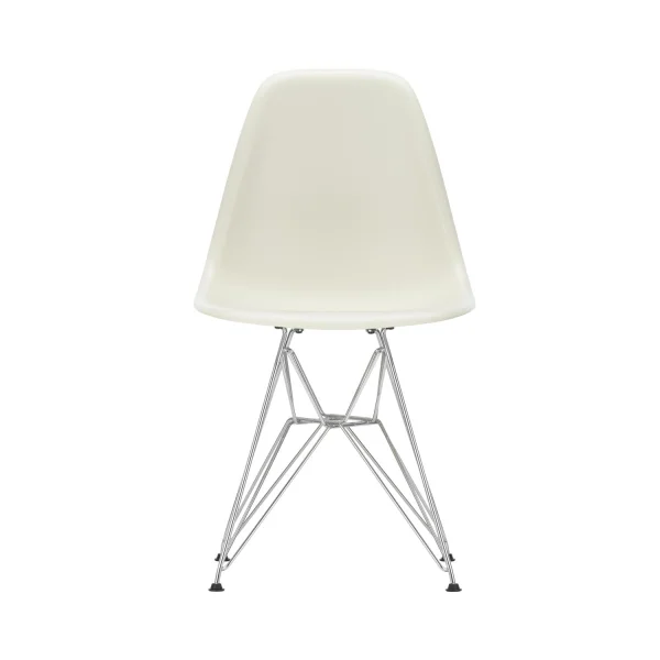 Vitra DSR Eames Plastic Side Chair - verchroomd - kiezelsteen RE