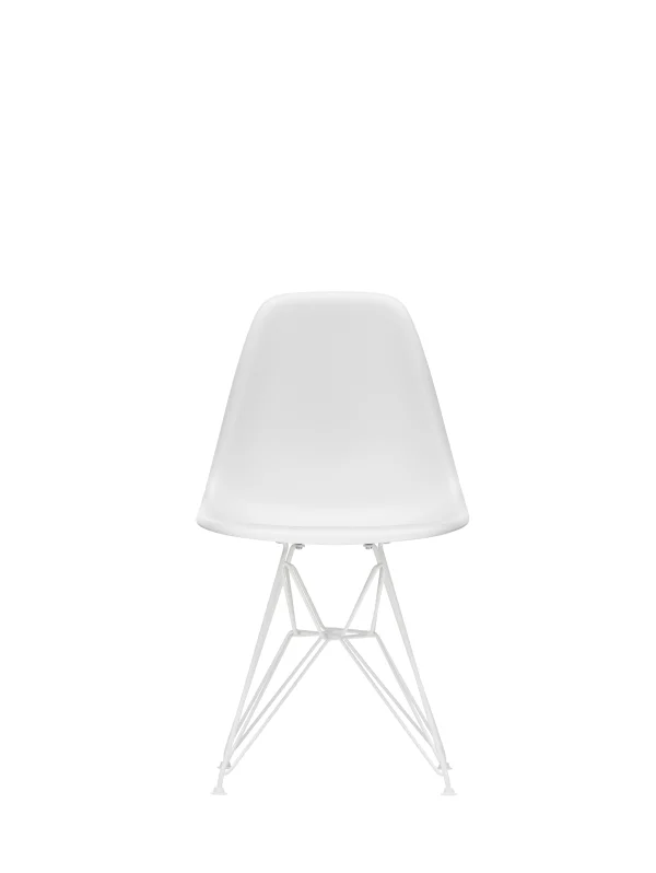 Vitra DSR Eames Plastic Side Chair - wit - katoen wit RE - katoen wit RE
