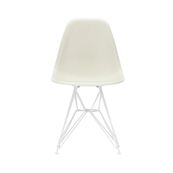 Vitra DSR Eames Plastic Side Chair - wit - kiezelsteen RE - kiezelsteen RE