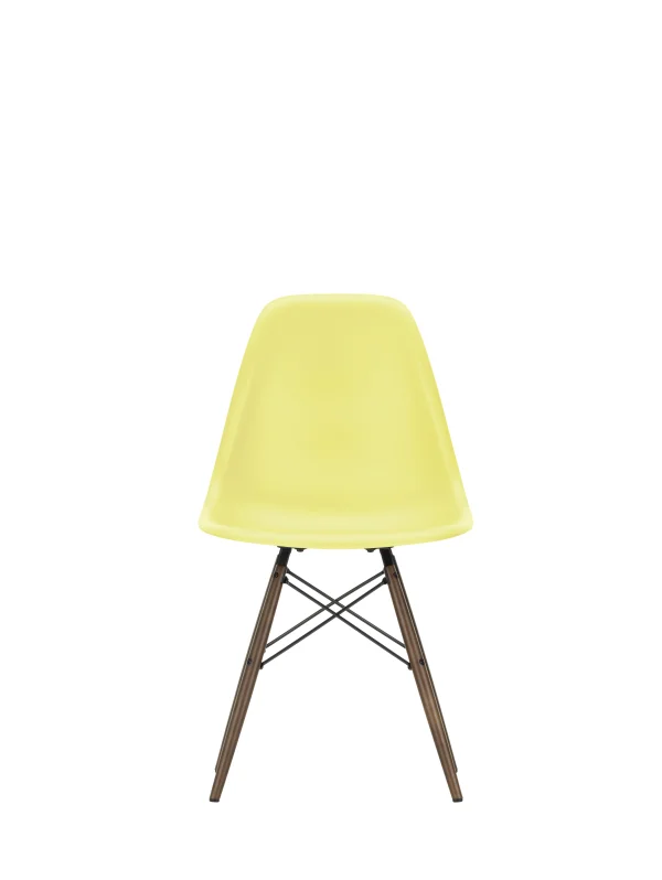 Vitra DSW Eames Plastic Side Chair - donkere esdoorn - citron RE