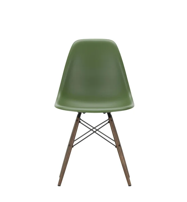 Vitra DSW Eames Plastic Side Chair - donkere esdoorn - forest RE