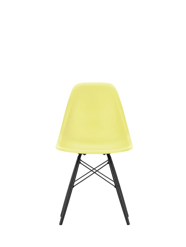 Vitra DSW Eames Plastic Side Chair - esdoorn zwart - citron RE