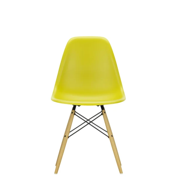 Vitra DSW Eames Plastic Side Chair - gelige esdoorn - mosterd RE