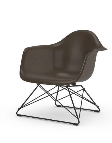 Vitra Eames Fiberglass Chair LAR - Elephant Hide Grey - basic dark gepoedercoat