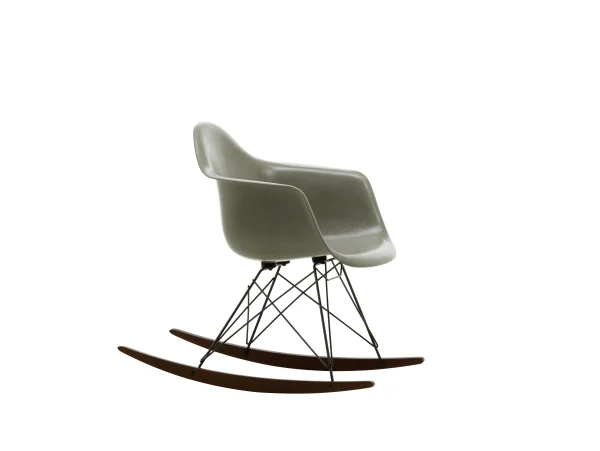 Vitra Eames Fiberglass Chair RAR - Esdoorn donker - basic dark gepoedercoat - Raw Umber