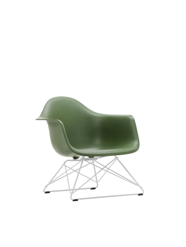 Vitra Eames Plastic Armchair LAR - forest RE - wit - forest RE