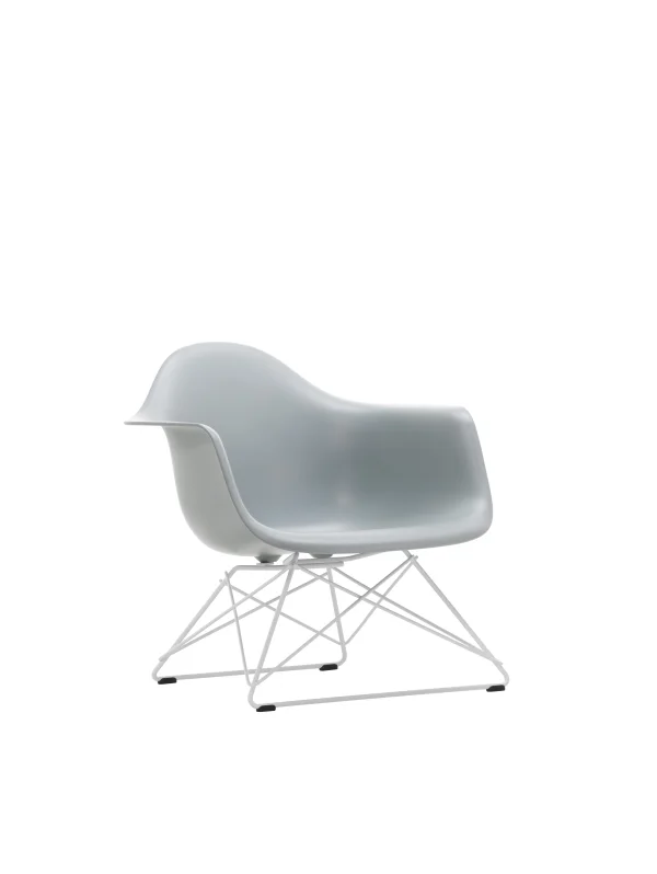 Vitra Eames Plastic Armchair LAR - lichtgrijs RE - wit - lichtgrijs RE