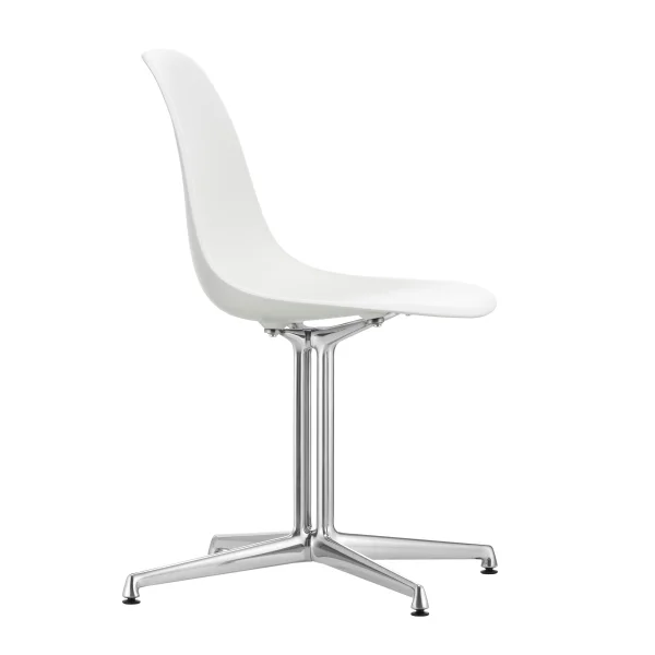 Vitra Eames Plastic Bijzetstoel DSL - wit