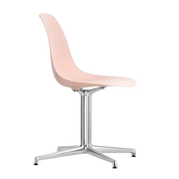Vitra Eames Plastic Bijzetstoel DSL - zachtroze RE