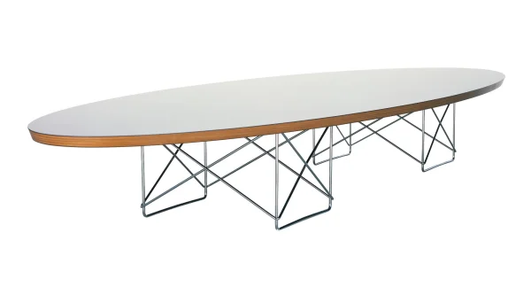 Vitra Elliptical Table ETR - chroom - wit