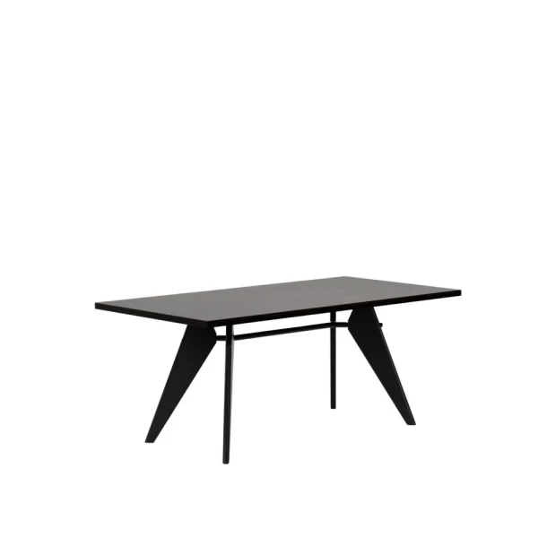 Vitra EM Table - diepzwart - Eiken donker gebeitst massief - 180 cm