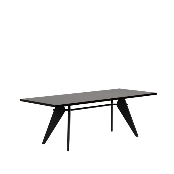 Vitra EM Table - diepzwart - Eiken donker gebeitst massief - 220 cm