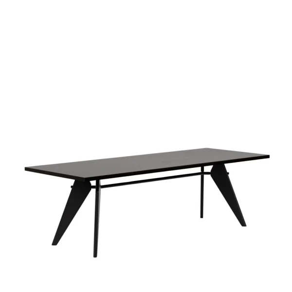 Vitra EM Table - diepzwart - Eiken donker gebeitst massief - 240 cm